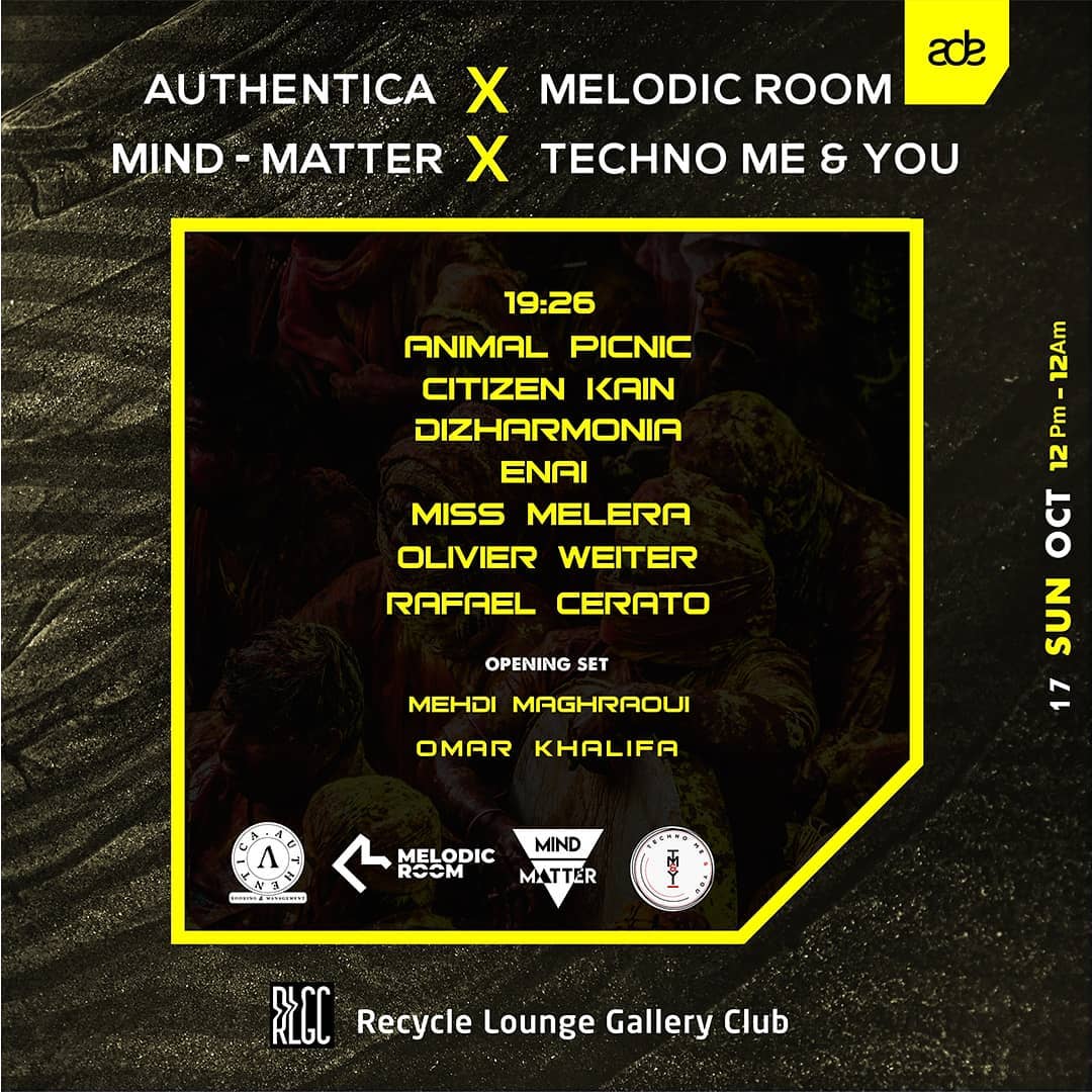 ADE 2021 — Authentica × Melodic Room lineup poster